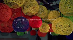 Lampion air lotus / floating water lantern. Mudahnya Membuat Lampion Dari Benang Youtube