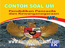Soal um bahasa inggris mts. Soal Ujian Madrasah Ppkn Jenjang Mts
