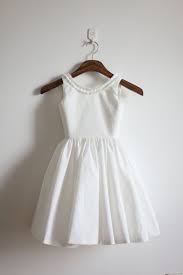 Vintage Inspired Ivory Cotton Flower Girl Dress Baby By Autoalive Cotton Flower Girl Dress Flower Girl Dresses Girls Dresses