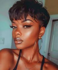 Short natural hair ponytail or half up half down styles?