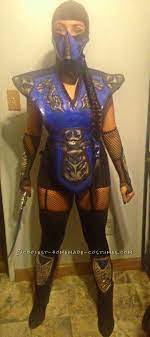 Mortal Combat Subzero Costume For A Woman Storm Halloween Costume Cool Halloween Costumes Halloween Costumes For Teens