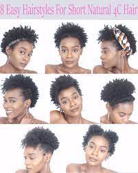 Updos are simple, sexy, and super hot this upcoming fall, so don't let the short hair fool you into thinking you can't rock one with the best of them. 8 Easy Protective Hairstyles For Short Natural 4c Hair That Will Not Damage Your Edges African American Hairstyle Videos Aahv