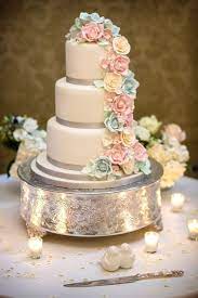 Ivory wedding cake with floral cutouts. Wedding Cakes 13 10242016 Km Modwedding White Birthday Cakes Cake Wedding Cakes