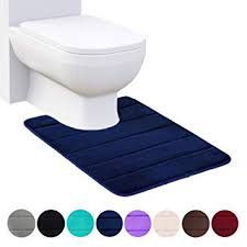 Amazon Com Buganda Memory Foam Contour Toilet Bath Rug U Shaped Non Slip Absor Absor Amazoncom Bath Buganda In 2020 Washable Bathroom Rugs Bath Rug
