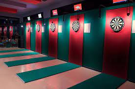 Check spelling or type a new query. Game On Double In Double Out Darts Cafe Dart Board Wall Game Room Home Theater Design