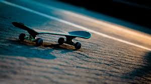 Vaporwave, music, blue, style, purple, yellow, sunset, background. Skateboarding Wallpapers 55 Pictures