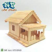Dengan stik es, semakin terlihat kreatifitas sang arsitek, karena mampu memanfaatkan limbah stik es untuk pembuatan miniatur yang pastinya memiliki estetika. 5whxmq9buqgaem