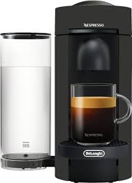 These coffee makers are a truly universal solution, setting a new standard of making coffee that is not only accessible to everyone but absolutely delicious. De Longhi Nespresso Vertuo Plus Coffee And Espresso Maker By De Longhi Matte Black Matte Black Env150bm Best Buy
