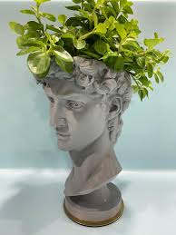 Roman Head Pot Planter