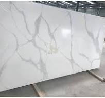 Quartz Slab Tiles Artificial Stone Calacatta White Quartz ...