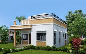 One Storey House With Roof Deck One Storey House Small House Design Two Storey House