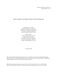 We did not find results for: Pdf Child Care Quality Does It Matter And Does It Need To Be Improved