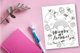 We have designed the most beautiful online and printable drawings of unicorns to color and paint taking into account the many benefits that this activity offers to children of. Unicorn Rainbow Coloring Pages Kids Free Coloring Pages