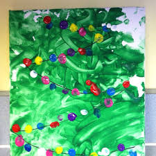 Christmas Tree With Lights Easy Baby Toddler Preschooler Craft Christmas Crafts Christmas Crafts For Toddlers Xmas Crafts