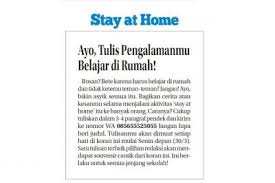 Hari raya kuningan menutup rangkaian hari raya galungan yakni 10 hari sesudahnya. Ayo Tulis Pengalamanmu Belajar Di Rumah