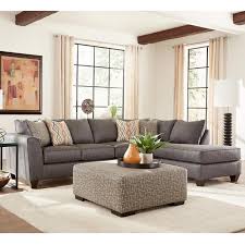 Albany Furniture 2 Piece Sectional In Crypton Graphite Nebraska Furniture Mart Albany Furniture Furniture Sectional