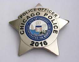 The badge is a replica of the 1889 series chicago police coat shield manufactured by s.d. Chicago Police Officer Police Badge Solid Copper Replica Movie Props W Coin Souvenir