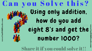 Check spelling or type a new query. Maths Riddle And Answer For Teenagers