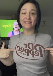 Off The Shoulder Dr Pepper Shirt