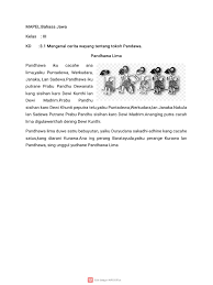 Mungkin segitu saja contoh soal uas kelas 2 bahasa jawa semester 2 yang bisa kami bagikan. Bahasa Jawa Kelas 3 Pandhawa