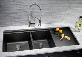 Slate Black Undermount Kitchen Sinks With Drainer The Undermount Kitchen Sinks Gallery Best Kitchen Sinks Undermount Kitchen Sinks Modern Kitchen Sinks