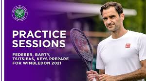 Roger federer survived a major scare thanks to an unfortunate injury to opponent adrian mannarino roger federer edged through to the second round at wimbledon after opponent adrian mannarino. Federer Barty Tsitsipas Keys Pre Tournament Practice Wimbledon 2021 Youtube