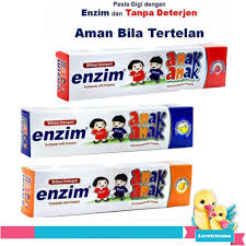 Pasta Gigi Anak Enzim 63g 50ml Aman Tanpa Deterjen Shopee Indonesia