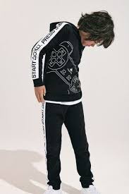 Black Playstation Hoody 3 16yrs Erkek Giyim Cocuk Giyim Kis