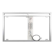 *wall mount utilities to hang to the wall is included *bathroom vanity mirror dimensions: Side Lighted Led Bathroom Vanity Mirror 60 X 36 Rectangular Mirrors Marble
