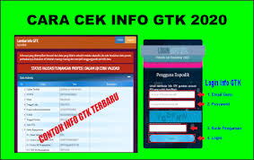 Tampilan baru info gtk guru 2021. Cara Cek Info Gtk 2020