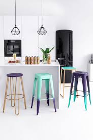 Luxurious bar, counter & swivel stools from mitchell gold + bob williams, featuring sleek metal bases, tapered wood legs, upholstered leather or fabric & tufting. Gradient Bar Stools Taking A Seat In Style