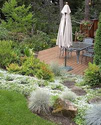 Landscape Design Principles You Should Know Kukun Sloped Garden Garden Landscape Design Sloped Backyard