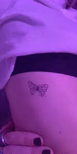 Simple Butterfly Tattoo Simple Butterfly Tattoo Simplistic Tattoos Poke Tattoo