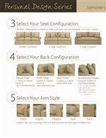 Boxed edge are most commonly used for seating and knifed edge for scatter cushions. Lexington Personal Design Series Customizable Bennett Sofa With Three Cushion Seat And Panel Arms Johnny Janosik Sofas