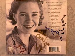 I got a nice item in the post today for my collection. A copy of Molly  Drake signed by Becky Rachel Adrian Chris and Niopha!