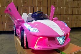 Spider Gt Kids 12v Ride On Car With R C Parental Remote Pink Power Wheels Ferrari Spider Kids Ride On