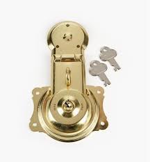 brass plated trunk lock lee valley tools brass plated trunk lock