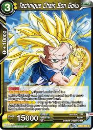 Goku y sus amigos regresan (spanish). Technique Chain Son Goku Rise Of The Unison Warrior Dragon Ball Super Ccg Tcgplayer Com