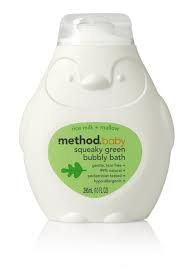 Method Squeaky Green Baby Bubbly Bath Emballage