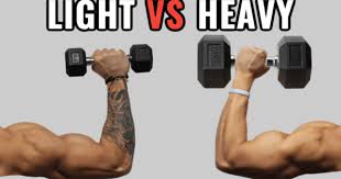 light weights vs heavy weights for
