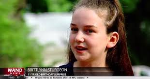 Decatur first responders surprise local girl's 11th birthday party