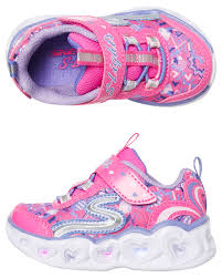 Girls Heart Lights Shoe Toddler