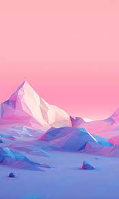 Minimalistic Polygon Mountain 1280x2120 Art Wallpaper Scenery Wallpaper Minimalist Wallpaper
