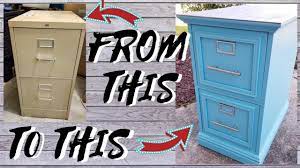 Plywood to match the depth of the cabinet, but make it at least an inch taller than the opening so you can fasten it to the face frame as shown. Amazing Diy Thrift Store File Cabinet Makeover Tutorial Must See This Youtube