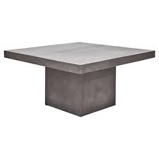 Gary Modern Grey Square Outdoor Dining Table In 2020 Outdoor Dining Table Square Dining Tables Modern Outdoor Dining