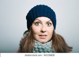 Wide Angle View Incredulous Expression Womans Stock Photo 530748193