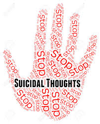 Stop Suicidal Thoughts Meaning Attempted Suicide And Conception Stock  Photo, Picture And Royalty Free Image. Image 44761232.