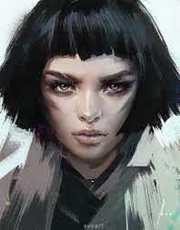 This art style is a way for me to blend art and hair together. since then, her portraits have gone viral and wowed people online—including celebrities like chance the rapper. Artstation Black Hair Aleksei Vinogradov