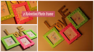 diy make a photo frame using chart paper