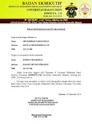 Makanya dalam dunia perdokumenan dan surat menyurat. Contoh Surat Keterangan Aktif Organisasi Himpunan Contoh Lif Co Id